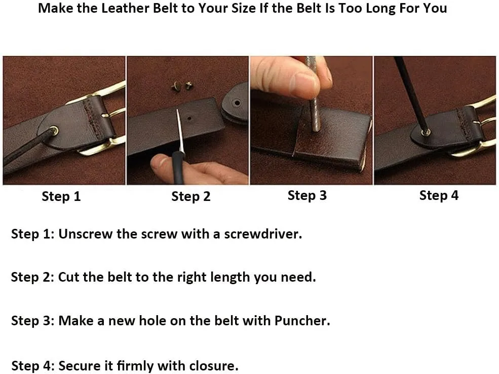 Womens Leather Belts for Jeans, Women Leather Waist Belts for Pants