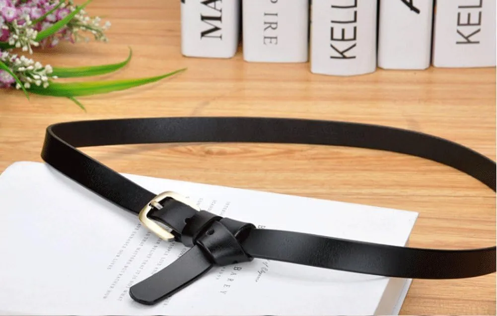 Womens Leather Belts for Jeans, Women Leather Waist Belts for Pants