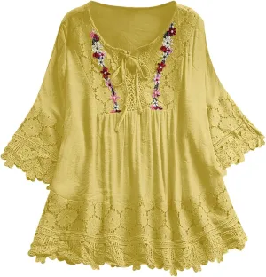 Womens Linen Shirts Summer Cotton Linen Plain Short Sleeve Tunic Top Casual Oversized Dressy V Neck Blouse