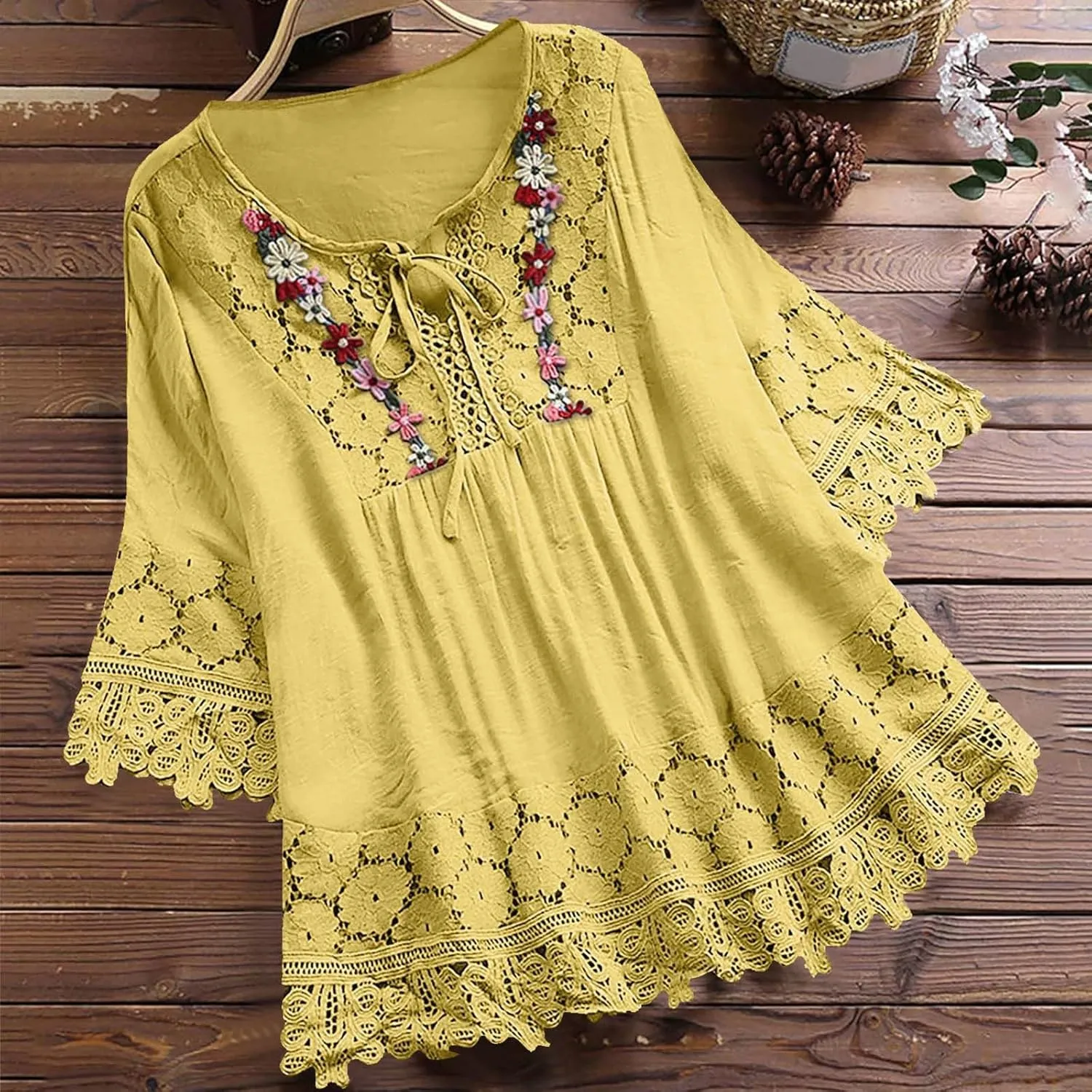 Womens Linen Shirts Summer Cotton Linen Plain Short Sleeve Tunic Top Casual Oversized Dressy V Neck Blouse