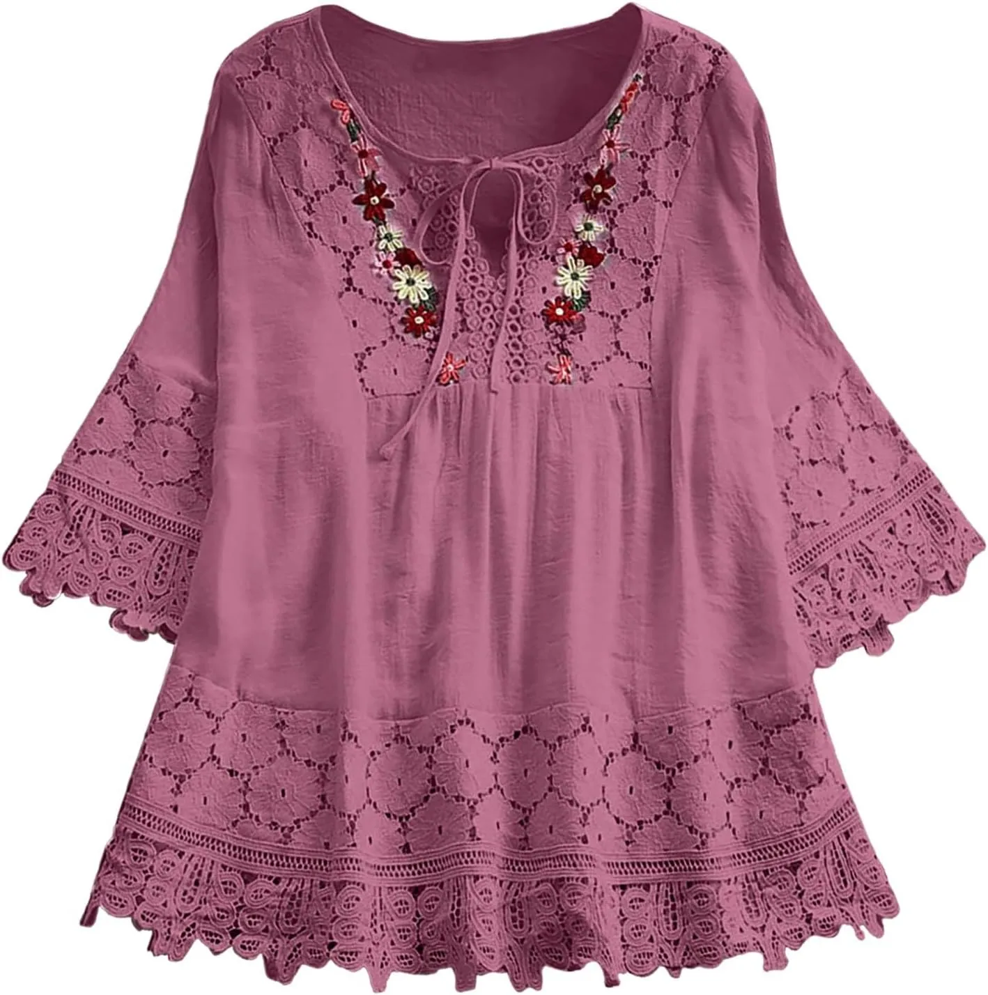Womens Linen Shirts Summer Linen Button Down Short Sleeve T-Shirt Casual Loose Lightweight Round Neck Blouses