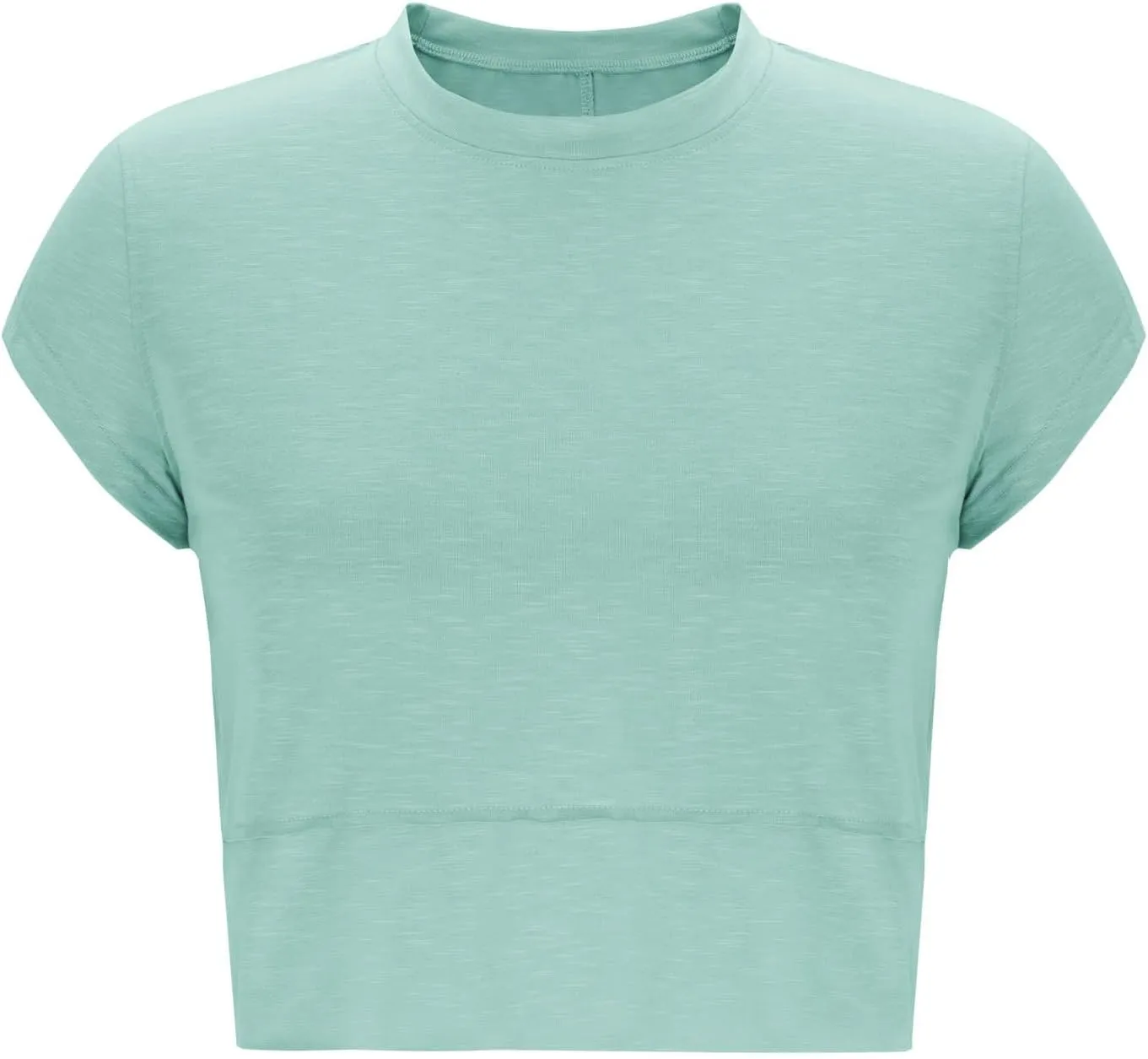 Women's Short Sleeve Workout Shirts Crewneck Sports Yoga Running Flowy Summer Tops Solid Color Basic Tee