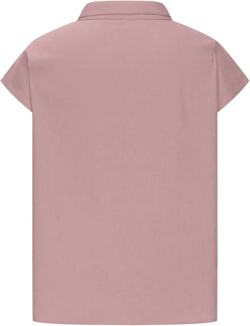 Womens Summer Cotton Linen Tops Cap Sleeve Mock Neck Casual Loose Fit Blouses Hollow Out Comfy Tshirts Shirts