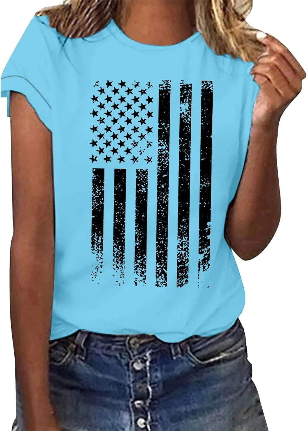 Womens Summer Short Sleeve T Shirt Oversized Crew Neck Floral Graphic Tees Casual Cute Summer Blouses Trendy Outfits