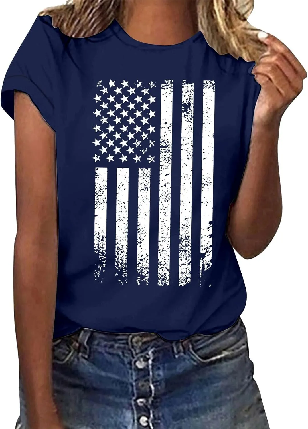 Womens Summer Short Sleeve T Shirt Oversized Crew Neck Floral Graphic Tees Casual Cute Summer Blouses Trendy Outfits