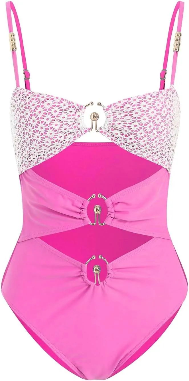 Womens Swimming Costume Padded Swimsuit Monokini Swimwear Push Up Bikini Sets Shapewear Bikini