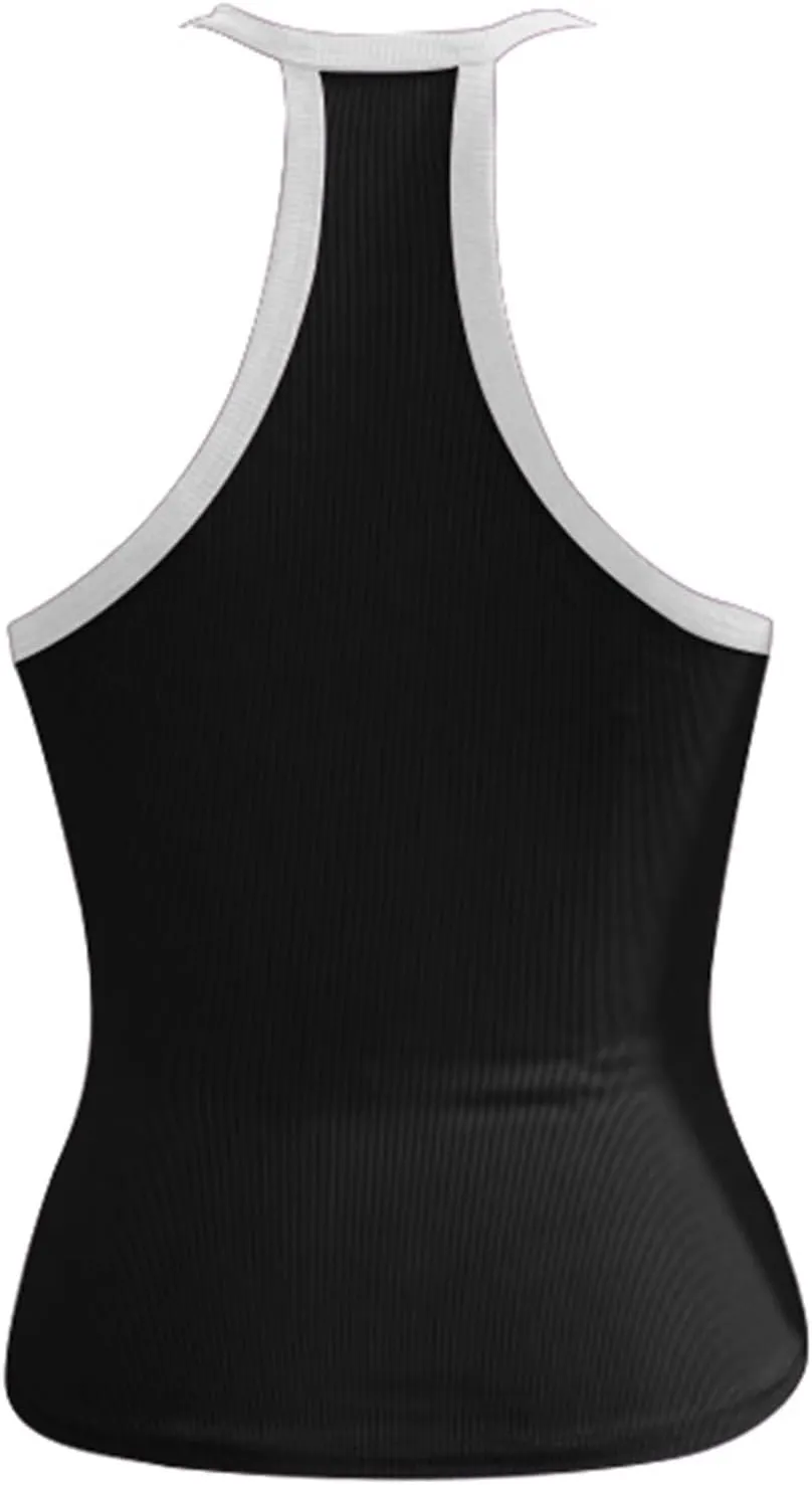 Womens V Neck Sexy Tank Tops Summer Workout Yoga Casual Shirts Sleeveless Tops Lightweight Fashion Basic Tees