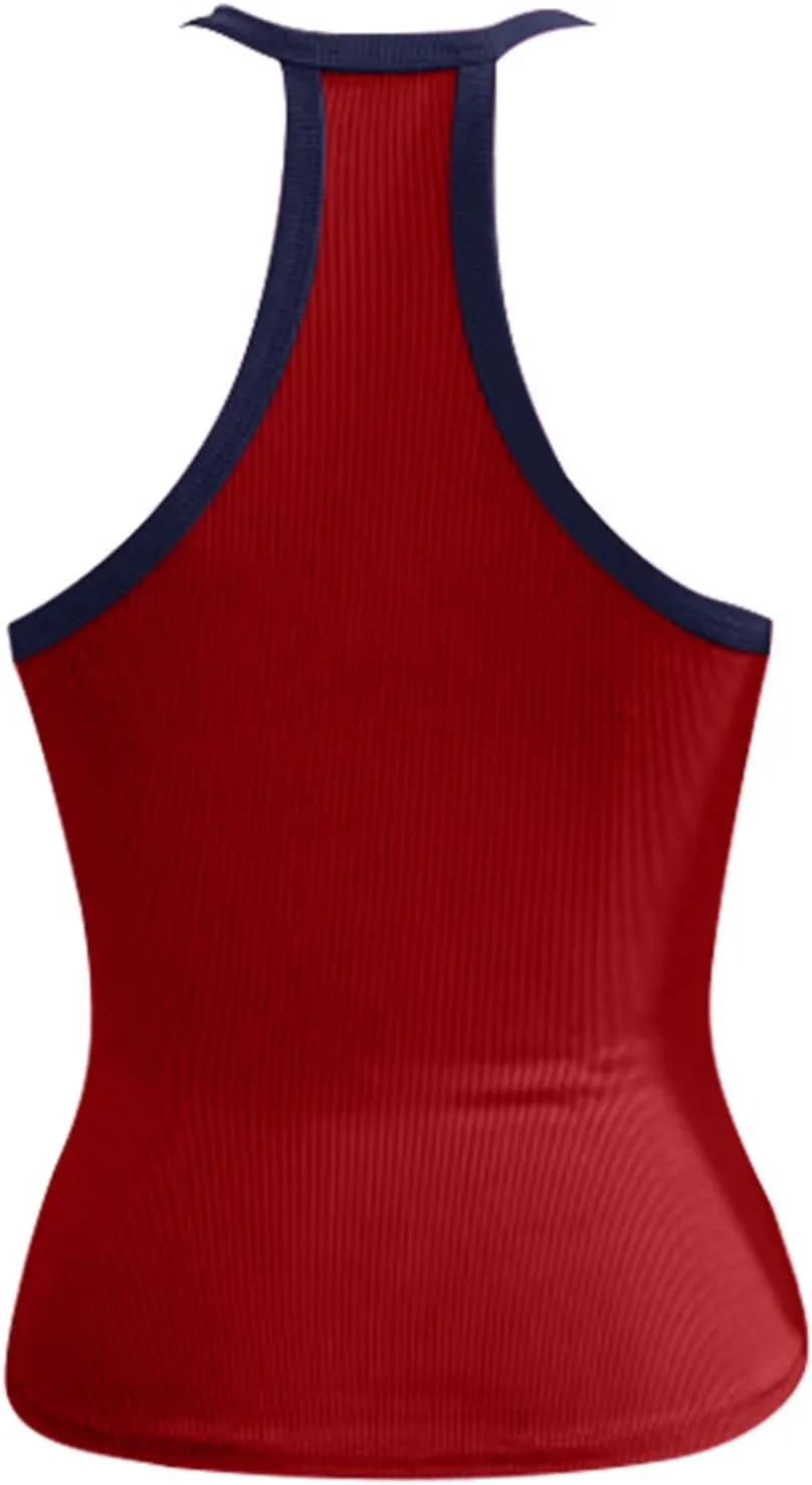 Womens V Neck Sexy Tank Tops Summer Workout Yoga Casual Shirts Sleeveless Tops Lightweight Fashion Basic Tees