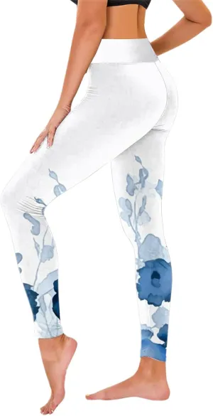 Womens Workout Pants Strethcy Patchwork Yoga Pants Sport Running Casual Yoga Pants Leggings with Cutouts for Women