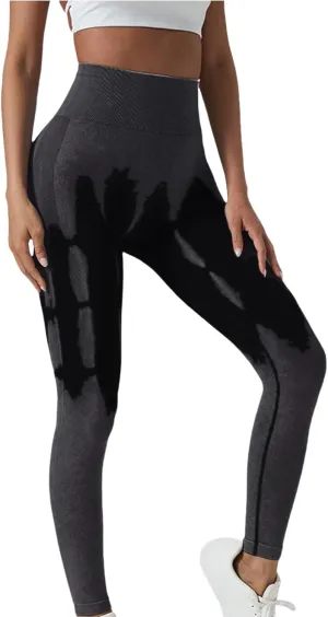 Women's Yoga Pants High Workout Pants Tummy Compression Waisted Women's Yoga Pants Crossover Yoga Pants with Tummy