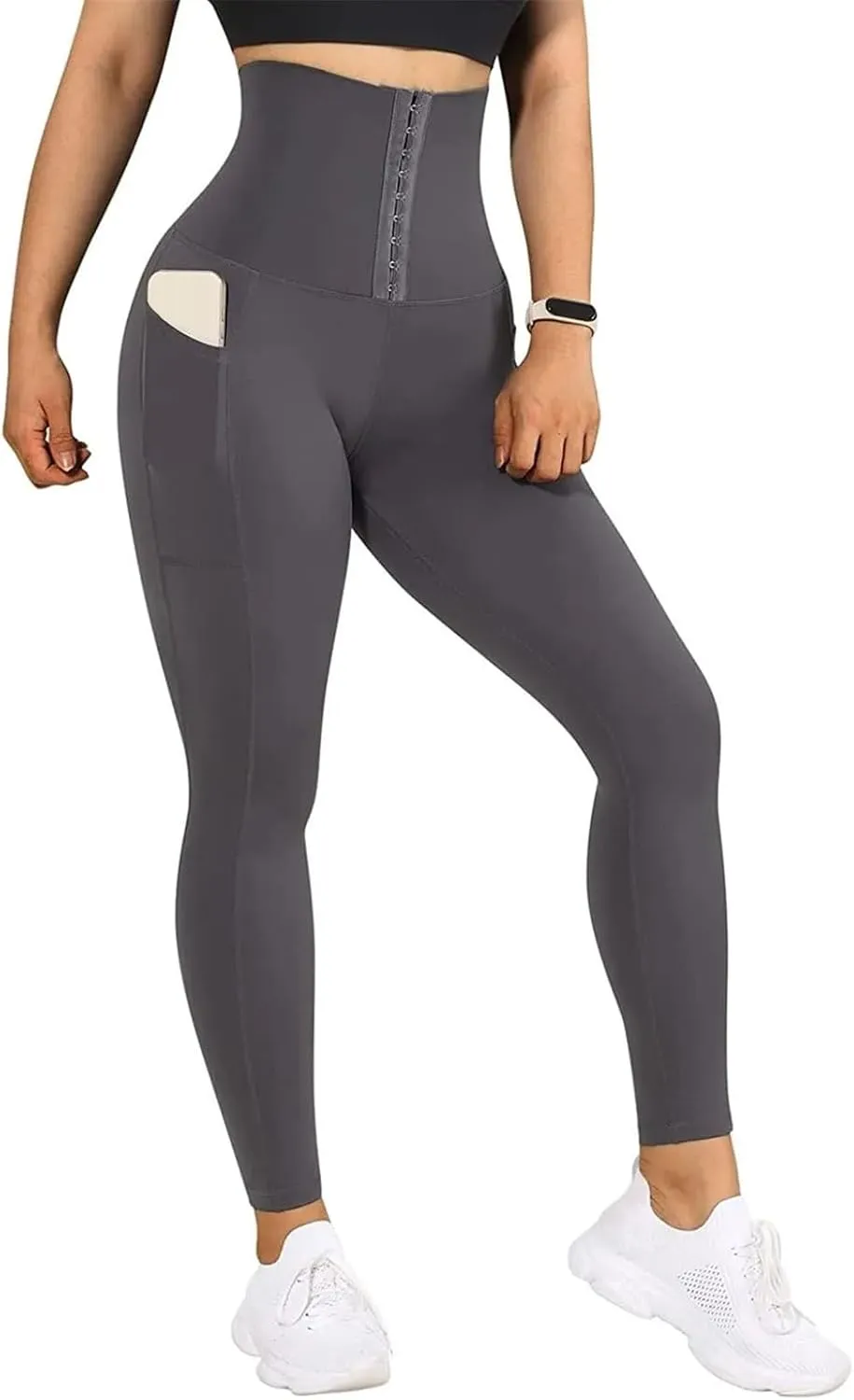 Women's Yoga Pants High Workout Pants Tummy Compression Waisted Women's Yoga Pants Crossover Yoga Pants with Tummy