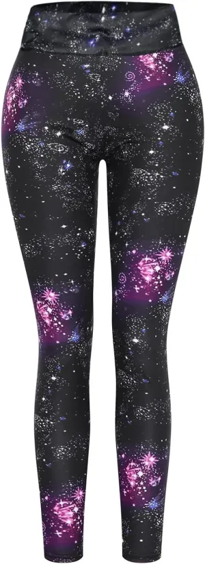 Women's Yoga Pants High Workout Pants Tummy Compression Waisted Women's Yoga Pants Crossover Yoga Pants with Tummy