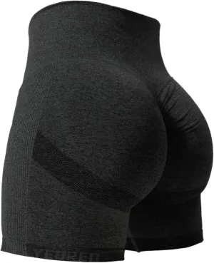 YEOREO Women High Waist Workout Yoga Gym Smile Contour Seamless Cycling Shorts