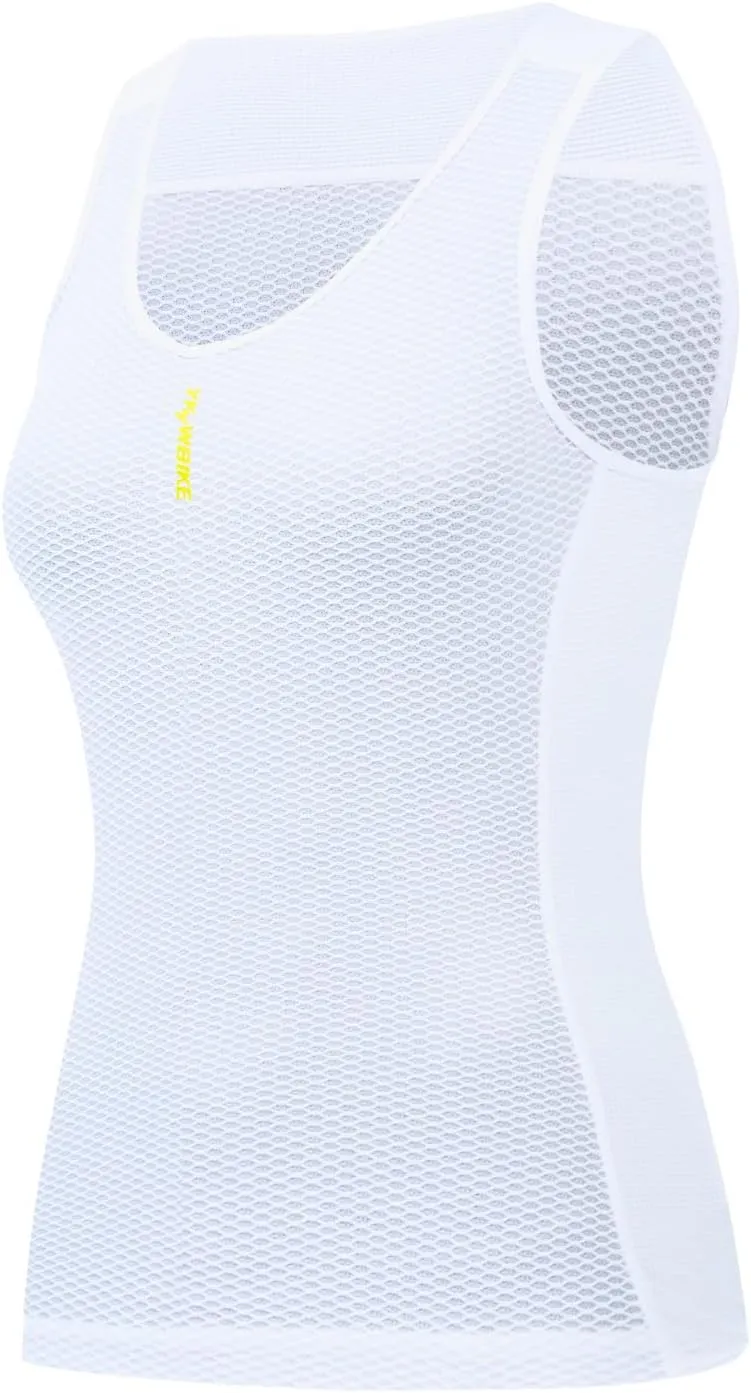 YKYWBIKE Cycling Base Layer Women Quick Dry Sleeveless Cycling Jersey Compression Mesh Undershirt Breathable Biker Shirts