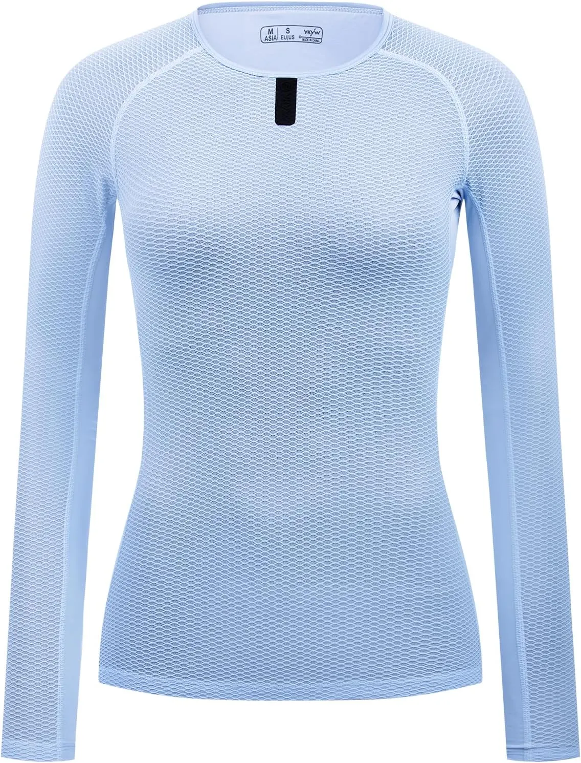 YKYWBIKE Cycling Base Layer Women Quick Dry Sleeveless Cycling Jersey Compression Mesh Undershirt Breathable Biker Shirts