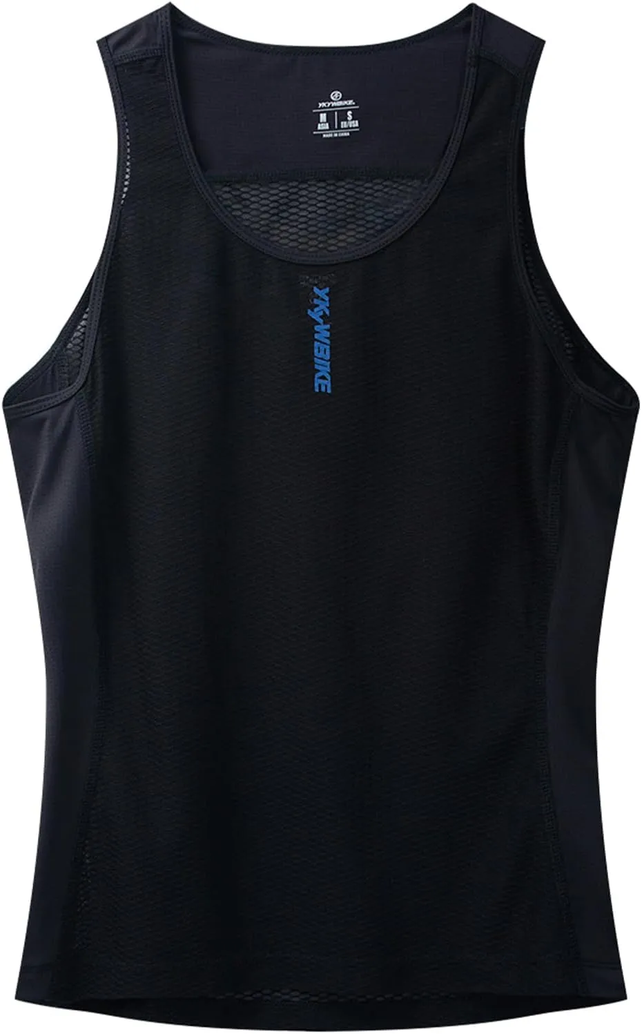YKYWBIKE Cycling Base Layer Women Quick Dry Sleeveless Cycling Jersey Compression Mesh Undershirt Breathable Biker Shirts