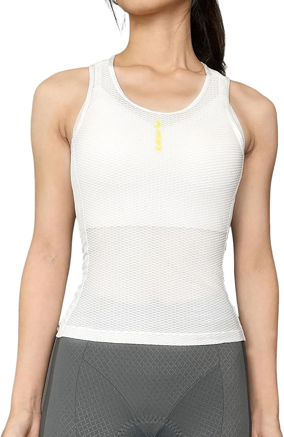 YKYWBIKE Cycling Base Layer Women Quick Dry Sleeveless Cycling Jersey Compression Mesh Undershirt Breathable Biker Shirts