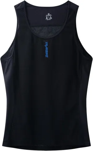 YKYWBIKE Cycling Base Layer Women Quick Dry Sleeveless Cycling Jersey Compression Mesh Undershirt Breathable Biker Shirts