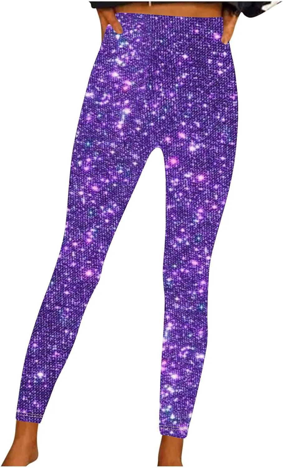 Yoga Leggings for Women,High Waist Yoga Pants Women,Tummy Control Gym Fitness Tights,Elastic Waist Yoga Pants