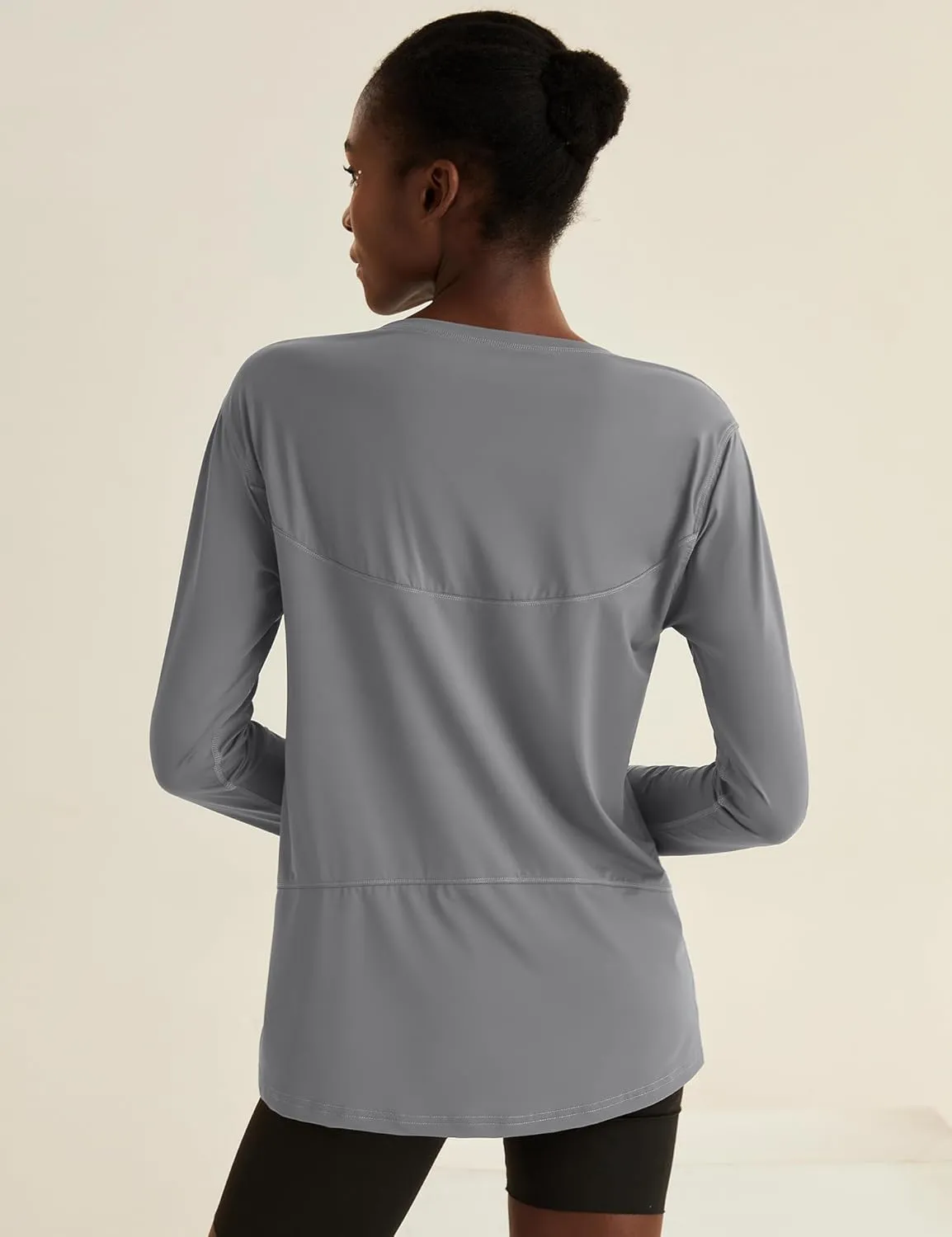 ZHENWEI Long Sleeve UV Protection Quick Dry T-Shirt Lightweight Sun Shirts for Women Outdoor Hiking Running